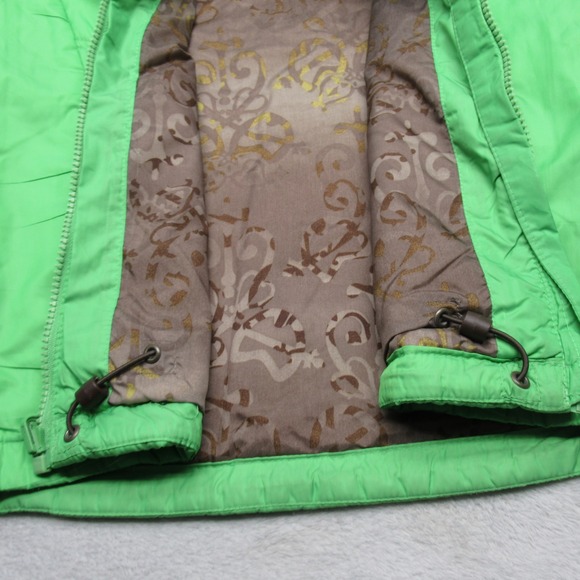 Columbia Jacket Womens Small Green Embroidered Interchange Insulated Puffer - Picture 12 of 16